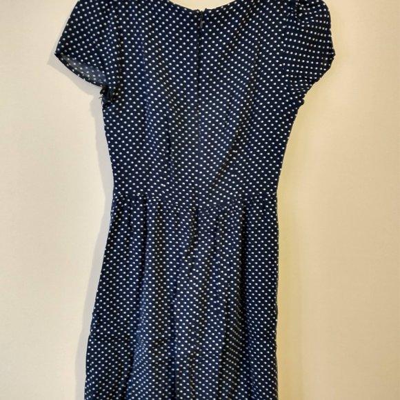 Delia's Navy and White Polka Dot Dress - Size XS - Picture 2 of 5